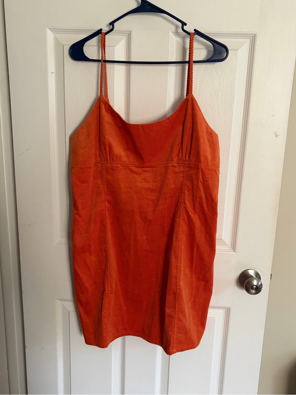 wild fable Orange Corduroy Spaghetti Strap Tank